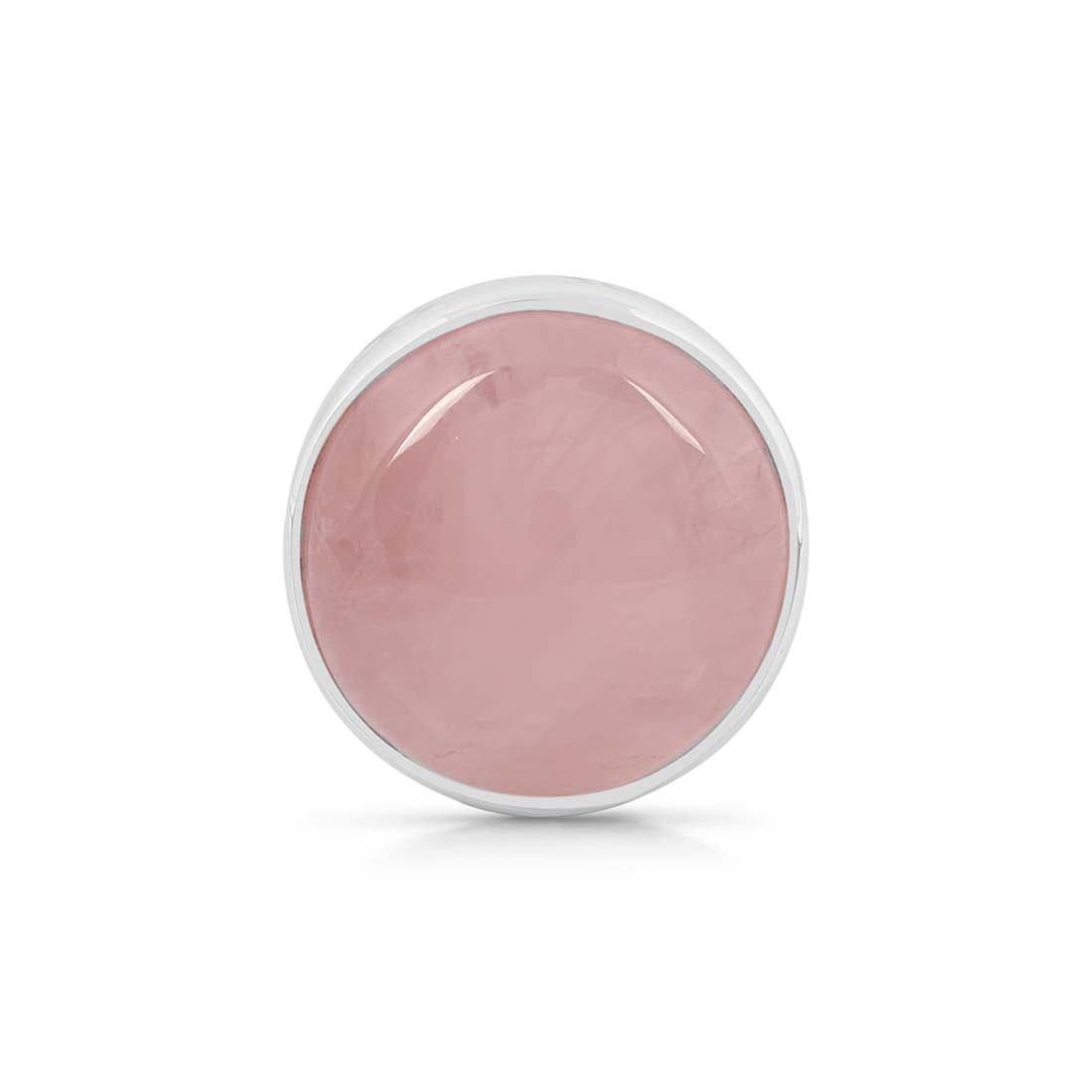 Rose Quartz Adjustable Ring-(RSQ-R-34.)